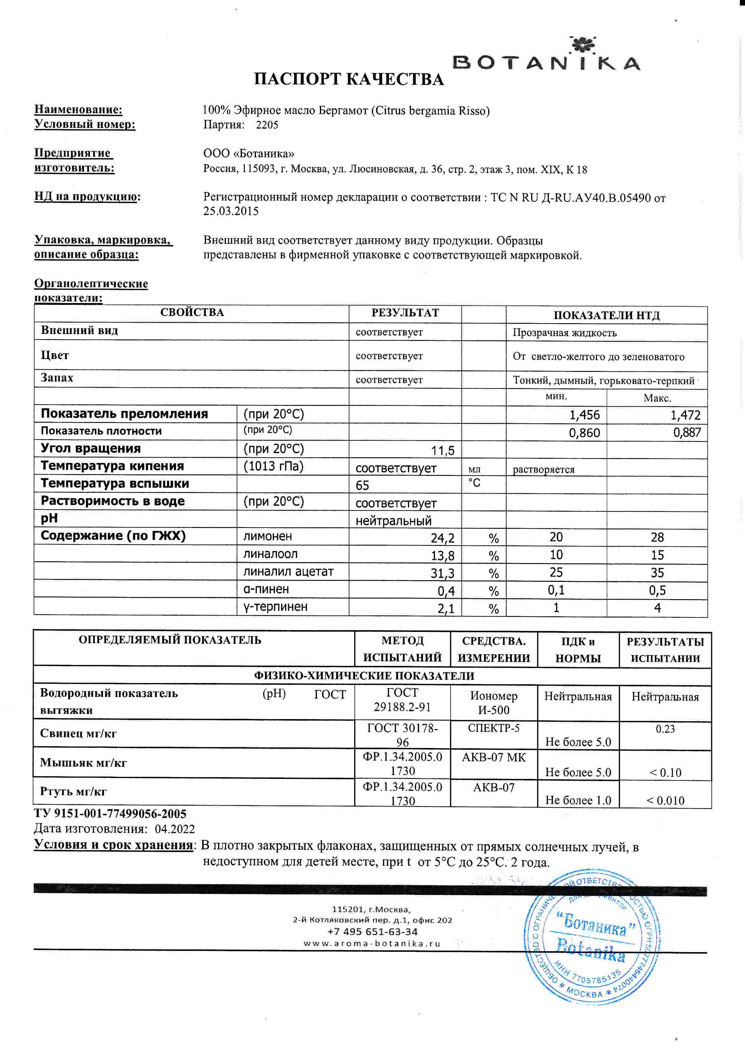 Паспорт №042022